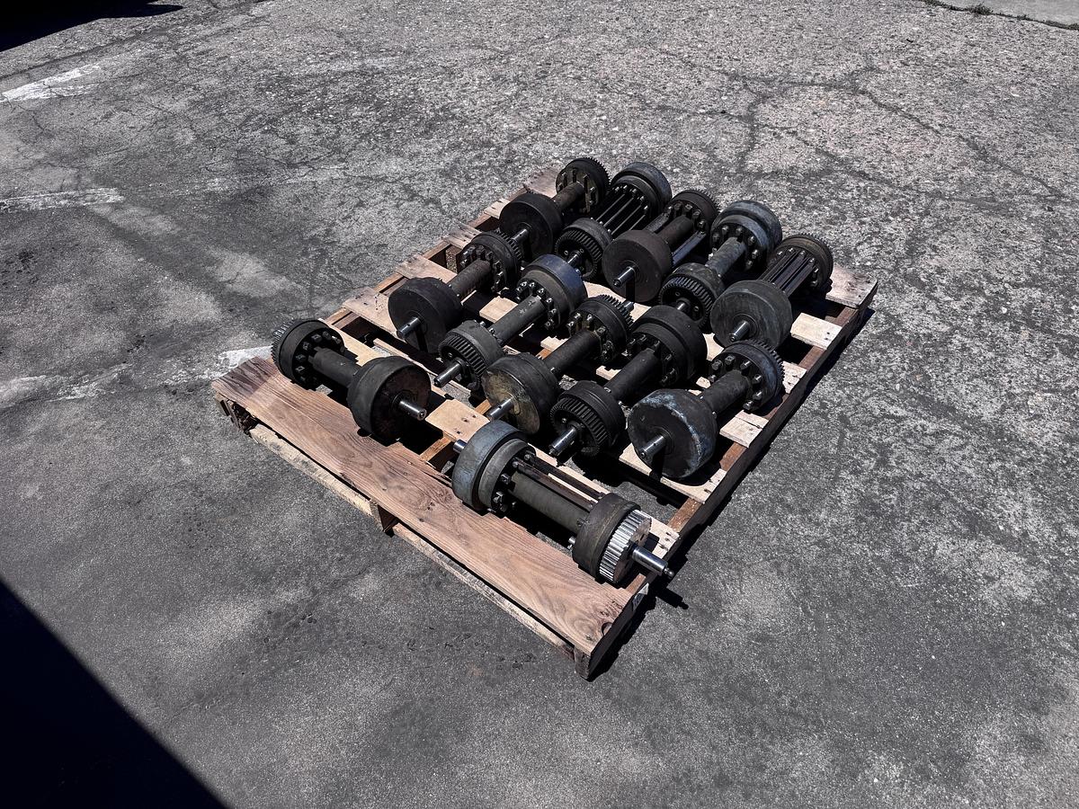 Used Urschel model H/HA brass cross cut spindles
