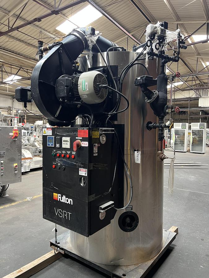 Used Parker model VSRT-60 Spiral Rib Tubeless steam boiler