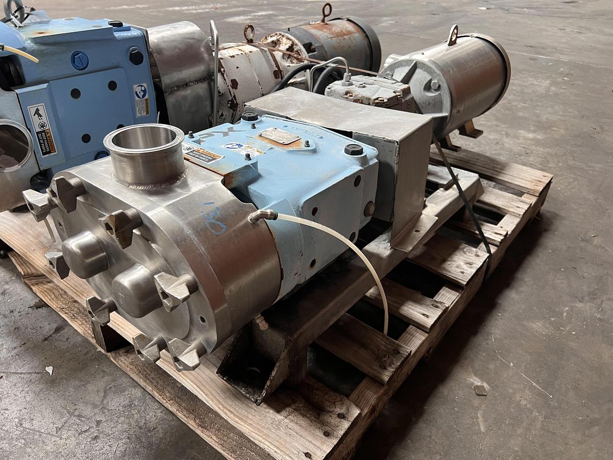 Used Waukesha model 130-U1 positive displacement pump