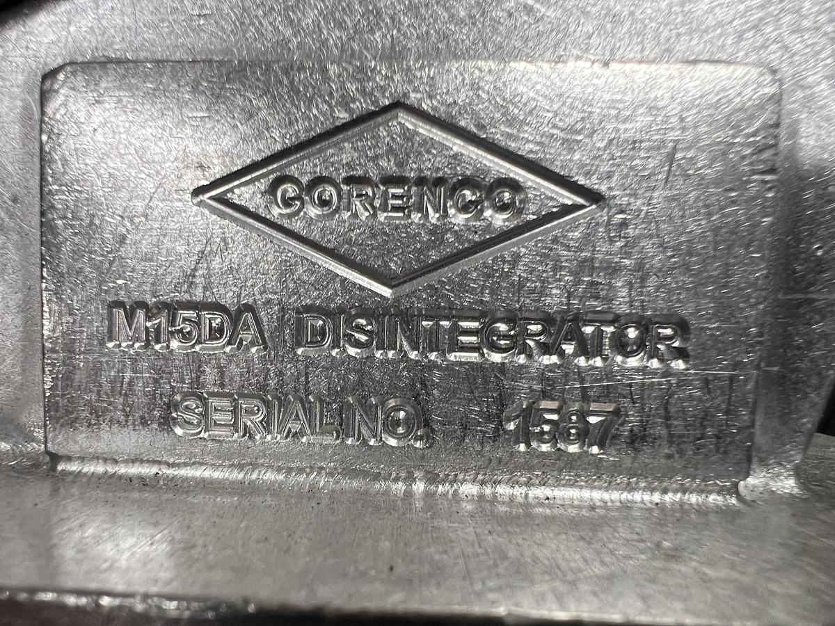 Used Corenco model M15DA angled disintegrator