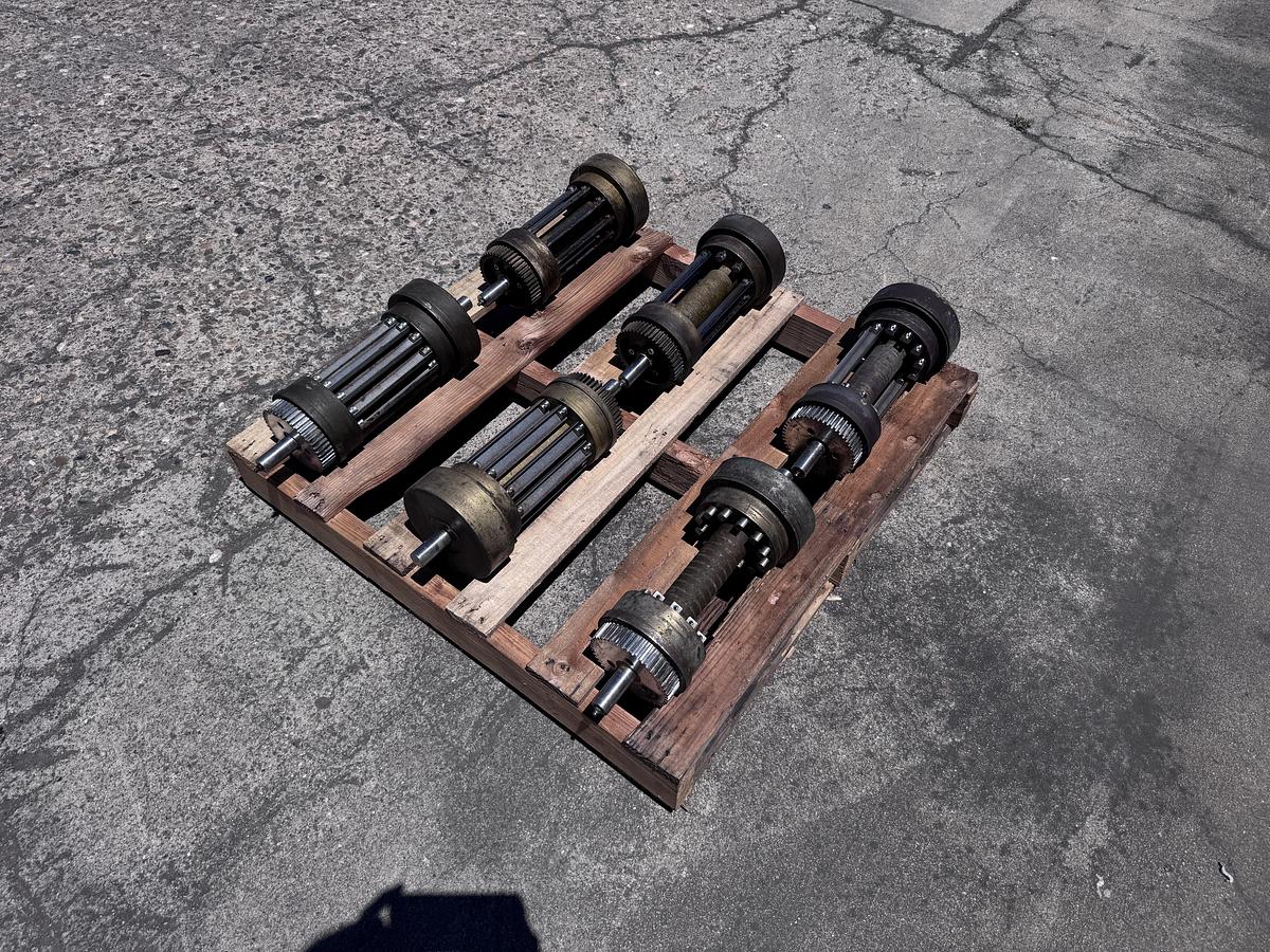 Used Urschel model H/HA brass cross cut spindles