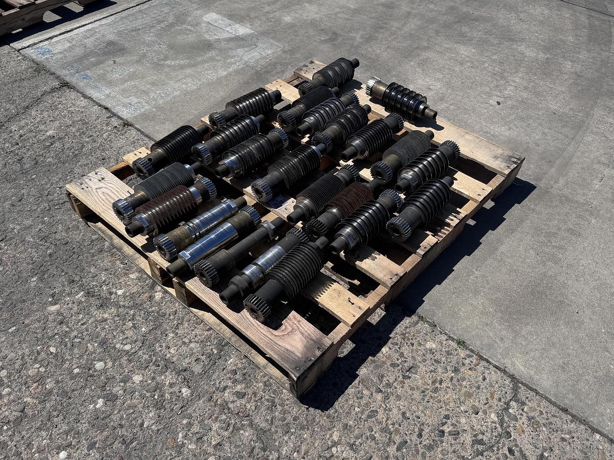 Used Urschel model G/GA brass circular cut spindles