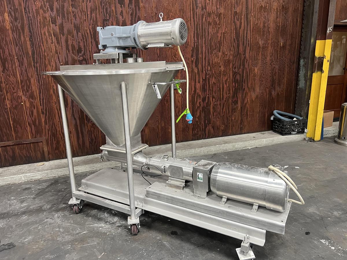 Used Q Pumps type QTS Twin Screw Positive Pump