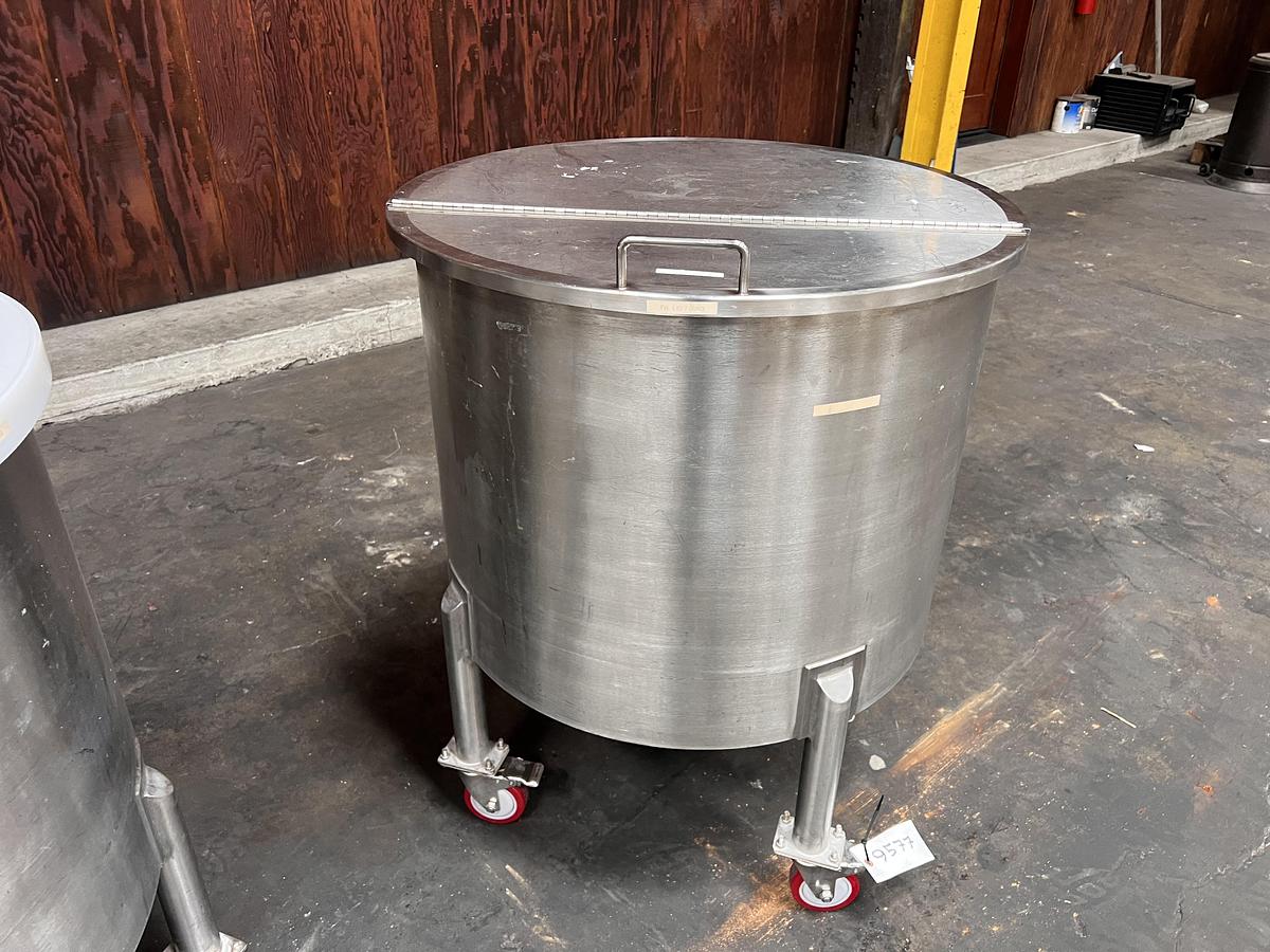 Used 60 gallon stainless steel vertical tank