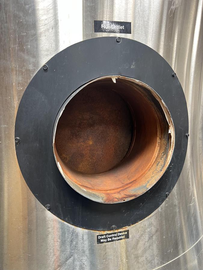 Used Parker model VSRT-60 Spiral Rib Tubeless steam boiler