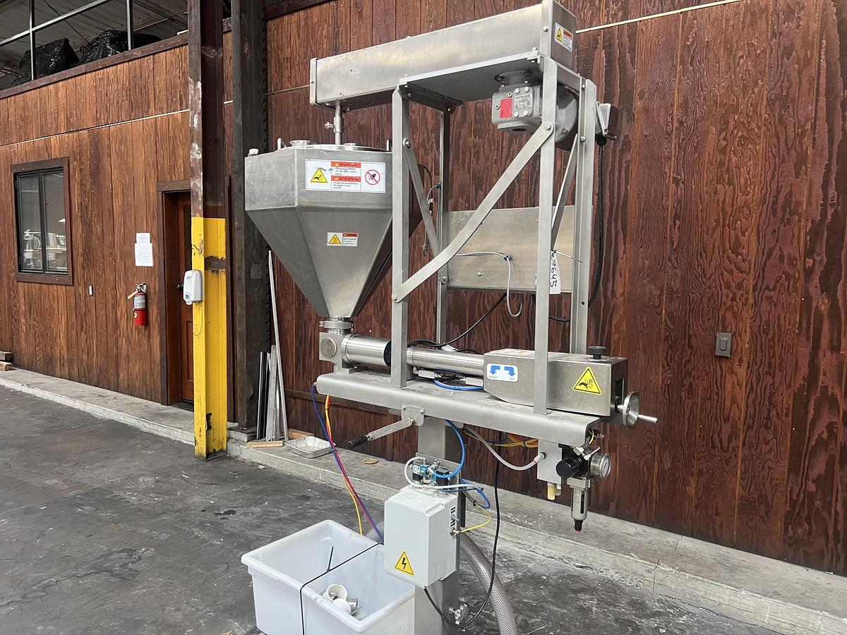 Used Hinds-Bock model SP-64 single piston filler