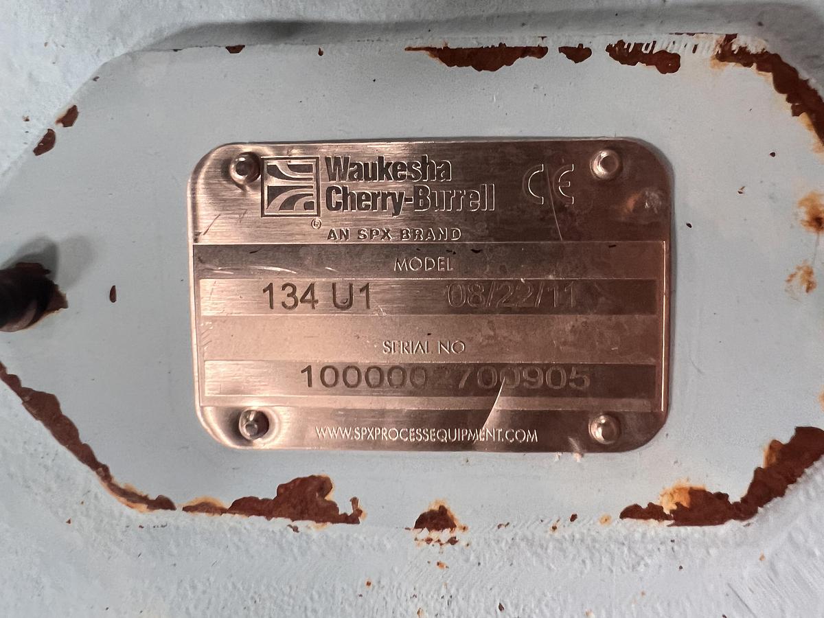 Used Waukesha model 134-U1 positive displacement pump