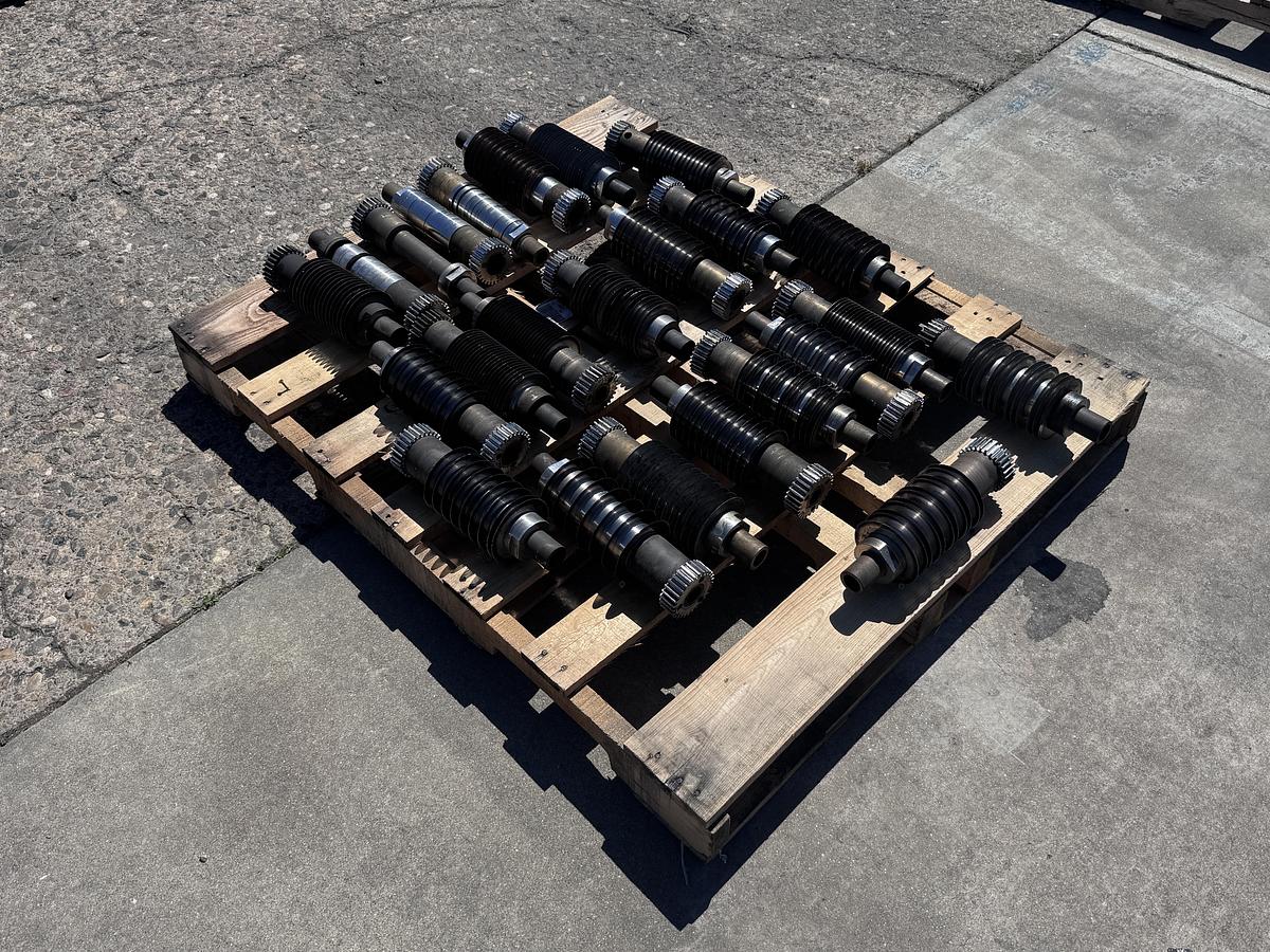 Used Urschel model G/GA brass circular cut spindles
