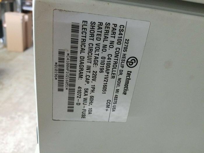 Used Techmotive C4100AP1V216051 System Controller CS4100 230V