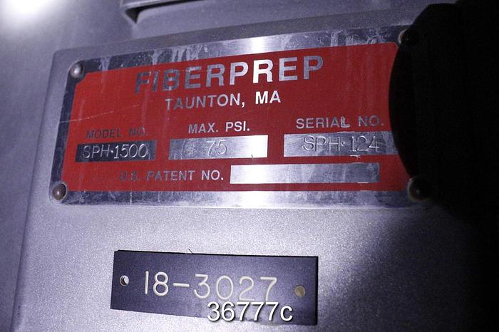 Used Fiberprep SPH 1500 Pressure Screen #36777