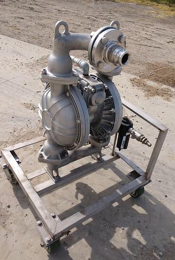 Unused Pump, Diaphragm, 2", S/st, 12" Diaphragms, On Cart #S743644