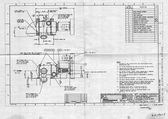 Used BLACK CLAWSON #23454