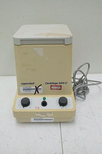 Used Eppendorf 5415C Centrifuge w/ 18-Place Rotor & Lid