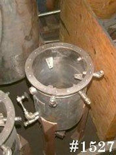 Used 10 GALLON ROSS MIXER-EMULSIFIERS – S/S – 5 HP – JACKETED – (2)