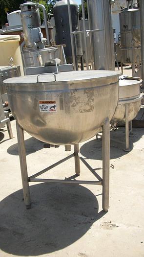 Used Kettle, 80 Gallon, S/st, Jkt, 38" x 21", #S741192