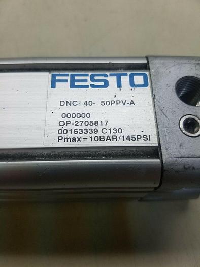 Used Festo Pneumatic Cylinder: DNC-40-50-PPV-A
