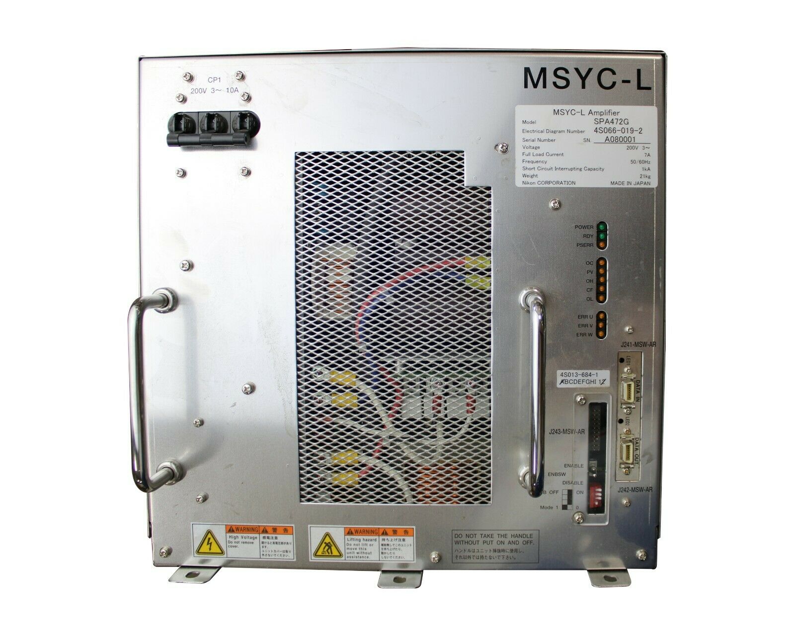 Used Nikon MSYC-L AMPLIFIER SPA472G