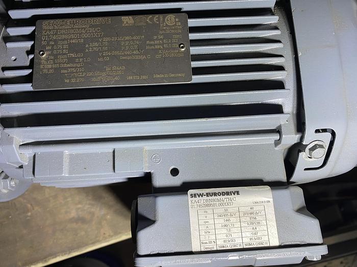Used Sew-Eurodrive KA47 DRN80M4/TH/C