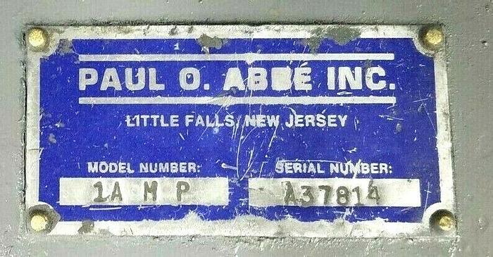 Used Paul Abbe Mixer Blender Paste Mixing Machine Model 1A in Perfect Condition