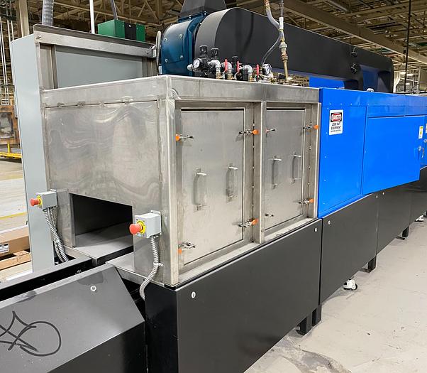 Used 2014 PCS Pultrucoater Powder Coating Solutions, Inc. Substrate Powder Coating Line