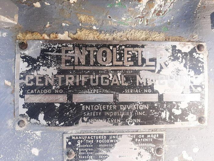 Used Mill, Impact, Entoleter, C/st, 5 HP, Mdl ECM, 16" Dia, #S744506