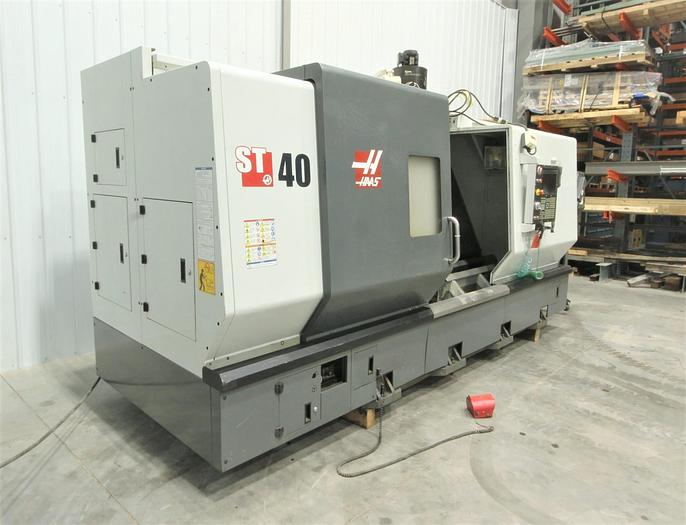 Used 2012 Haas ST40 Big Bore Chucker with Milling