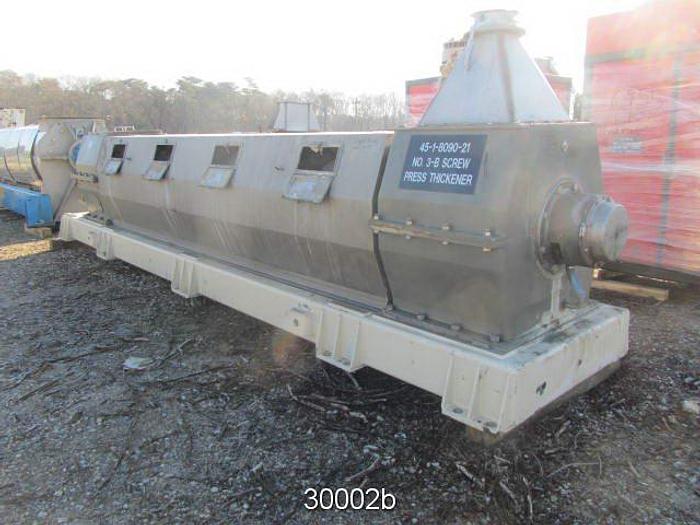 Used Thune Kvaerner SP70SLHC Dewatering Screw Press #30002