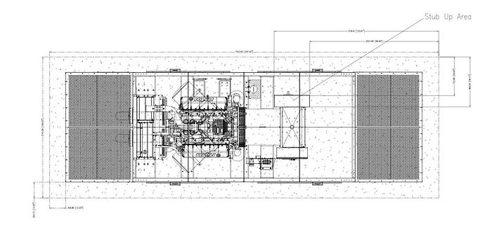 New MTU 500 kW Diesel Standby Generator Set