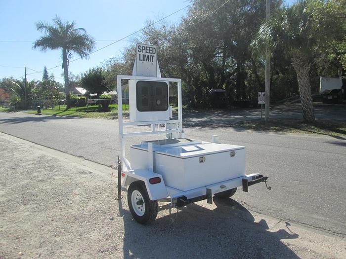 Used Portable Radar Speed Indicator Trailer
