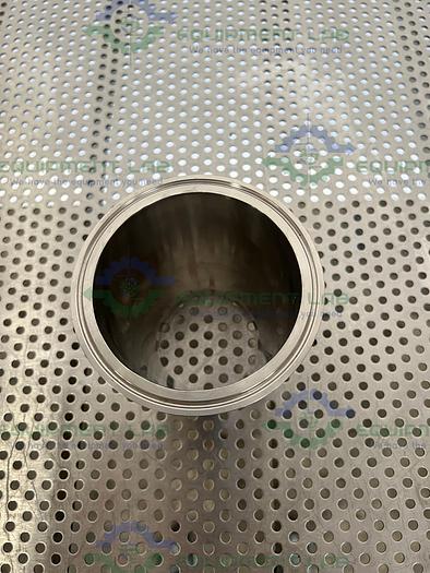 Used Stainless Steel Reducer  w/ 3" to 4" Sanitary Fittings