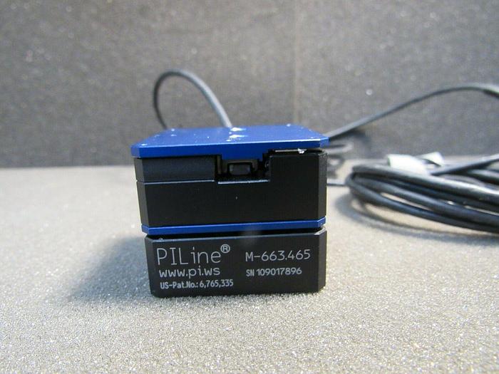 Used PI M-663.465 & M-663.Y65 Micropositioning Piezo Stage