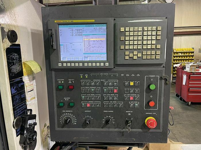 Used 2011 HWACHEON Vesta 850B Vertical Machining Center WITH CHIP BLASTER / CONVEYOR