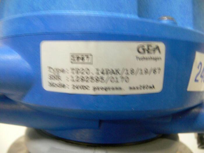 Used GEA Tuchenhagen NLJ-OD2.5"-SA-CB-L0-13N/52 + TP20.I4PAK/18/19/67 Valve