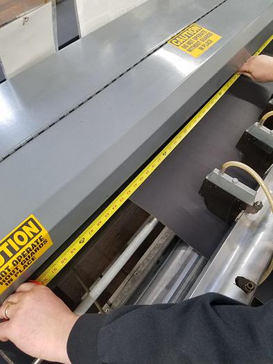 Used 60" Rosenthal Sheeter Die cutting Machine Cardboard Fast Production Shear Sheets