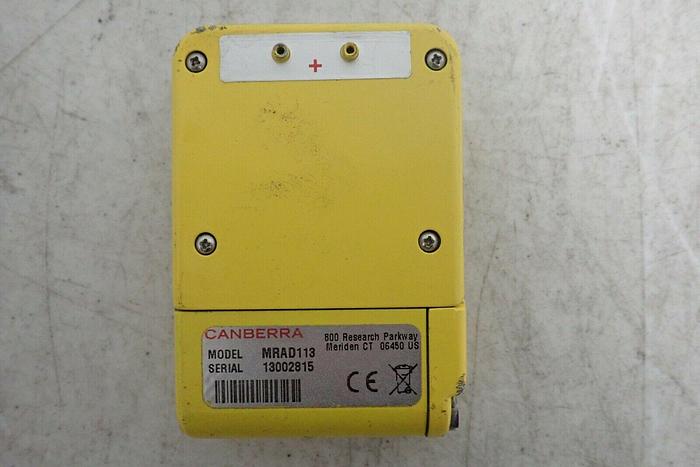 Used Canberra Model MRAD113 Personal Radiation Detector Monitor
