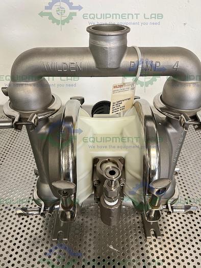 Used Wilden  Stainless Steel T4 Air-Operated Double Diaphragm Pump 1 1/2"