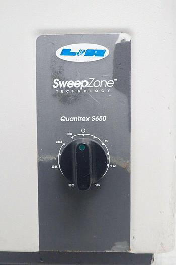 Used L&R Sweep Zone Quantrex S650 Model S 650 Ultrasonic Cleaner with Lid, Basket