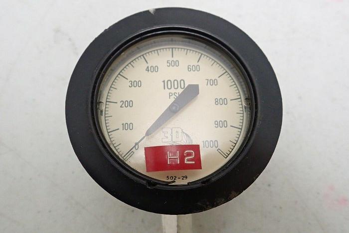 Used 3D Instruments 25502-29B11 0-1000 PSI Pressure Gauge
