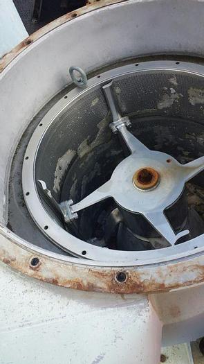 Used HYMAC MDL. 3636 PTESSURE SCREEN, S/S, 3.2 MM HOLES