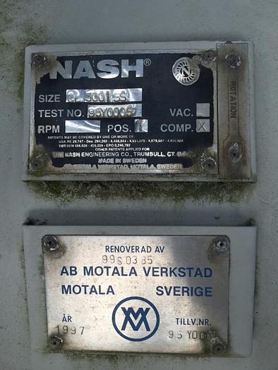 Begagnad NASH CL 3001 SS Vakuumpump såld