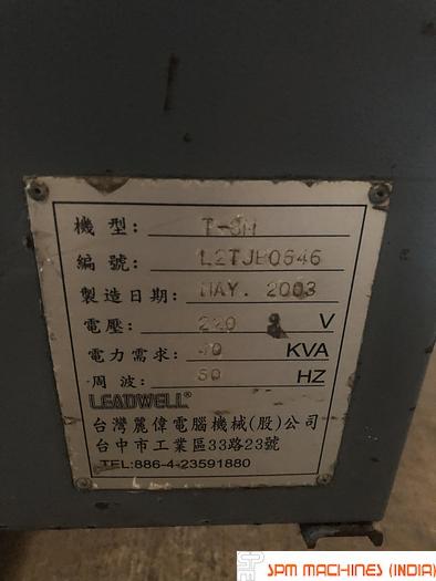 Used Leadwell T8M CNC Turn Mill Center - 2004