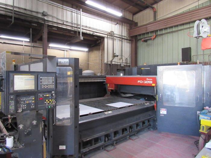 Used 2003 Amada FO-3015 4,000 Watt CNC Laser