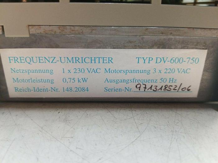 Used Frequenz-Umrichter TYP DV-600-750