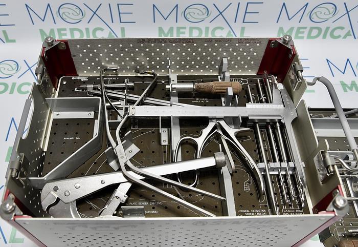 Used Synthes Cervical Spine Locking Plate System Instrument Set, In-Stock