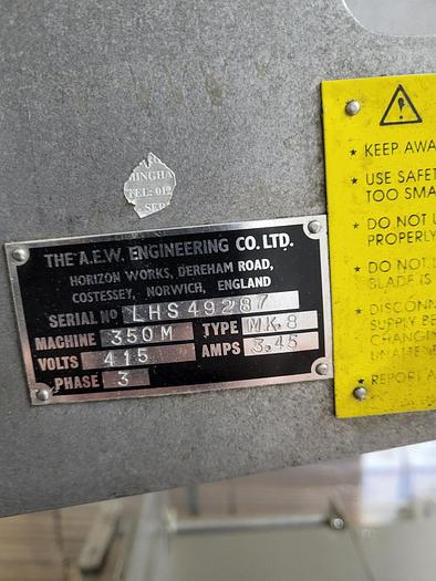 Used AEW 350M bandsaw