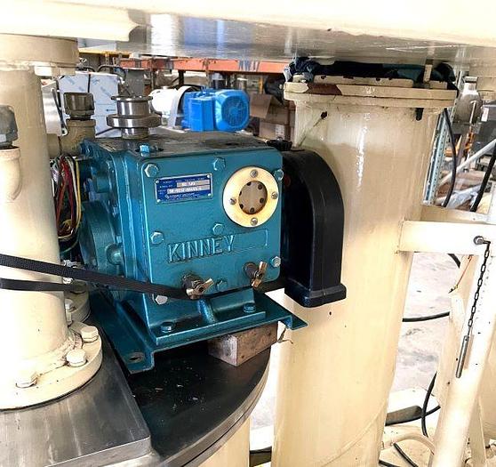 Used 40 GALLON ROSS TRIPLE SHAFT MIXER - S/S - VACUUM - JACKETED