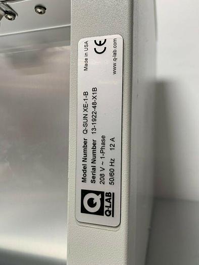 Used Q-SUN XE-1-B Xenon Test Chamber 208V/1PH