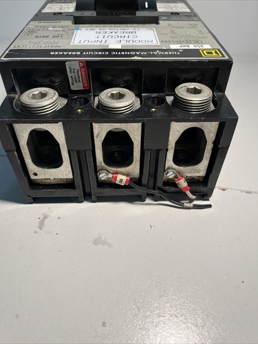 Used SQUARE D LHL363501294 U 350A 600V 3 USED 48Vdc UVR + 1A/1B Aux Swit