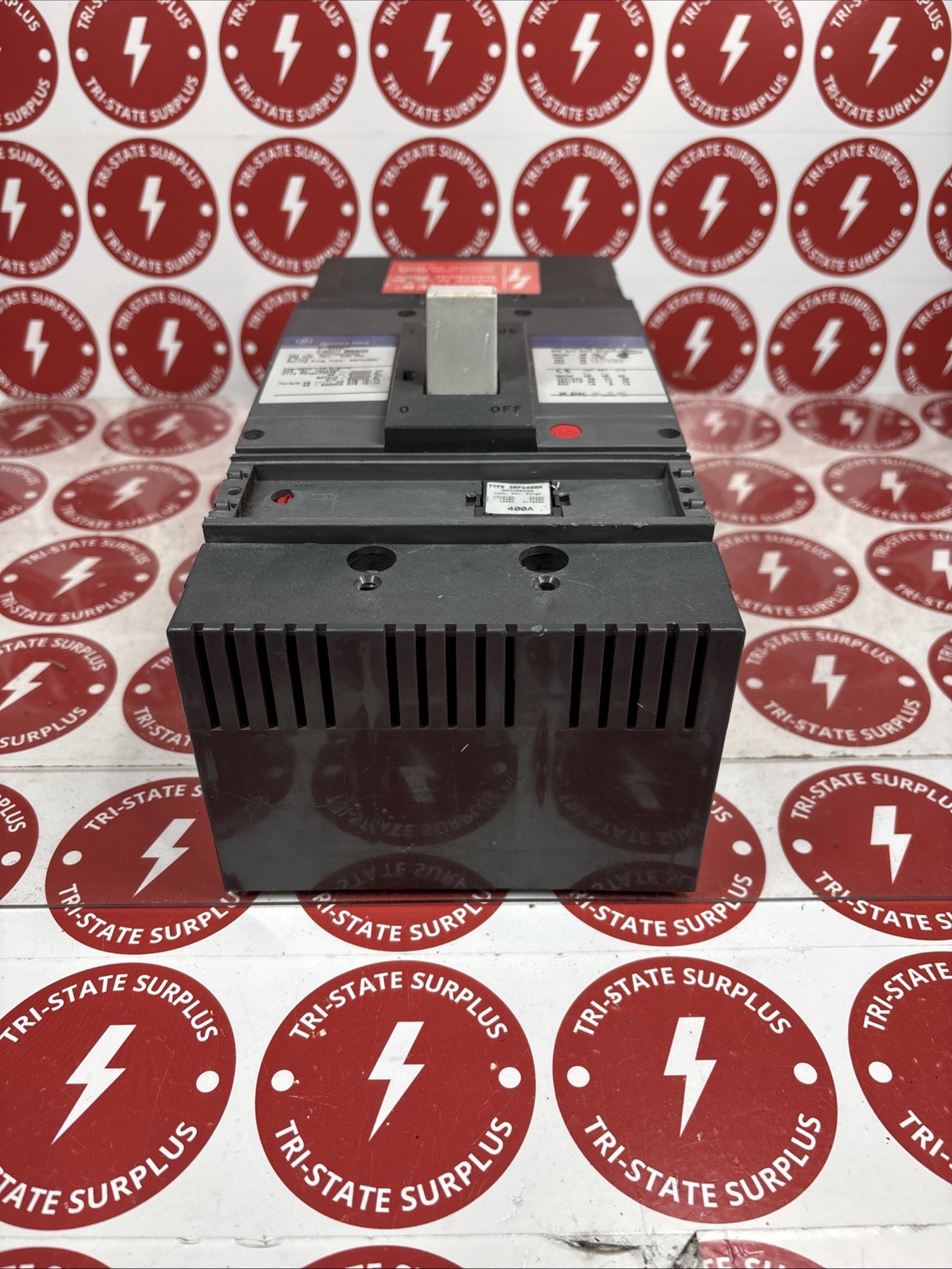 Used General Electric SGHA36AT0400 Circuit Breaker 3-Pole 400A RATING PLUG 600V AC 🔴