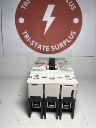 Used Eaton Cuttler Hammer HE125B EGB3015FFG Circuit Breaker 3 Pole 15 Amps 480VAC